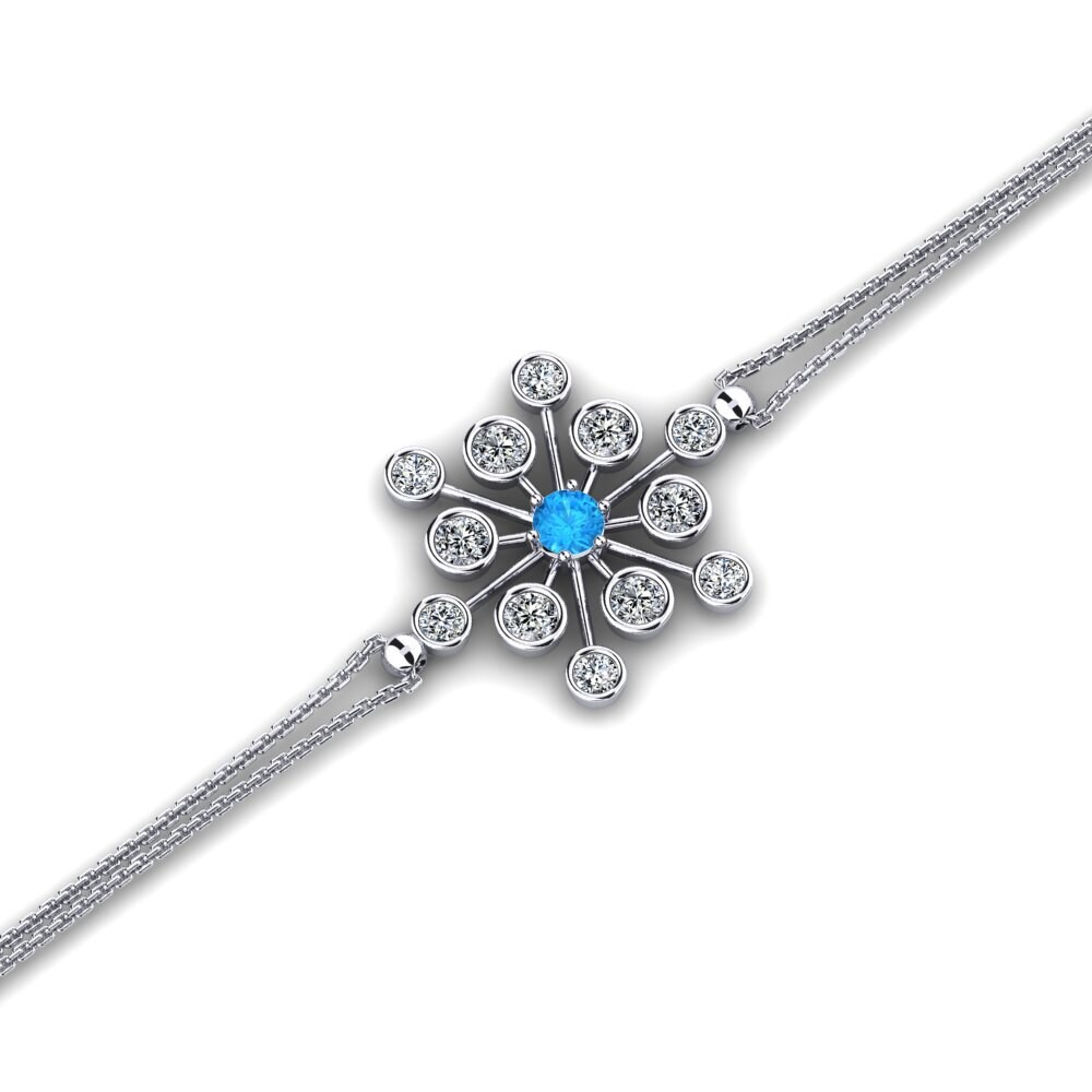 Blue Topaz Women's Bracelet Brodee