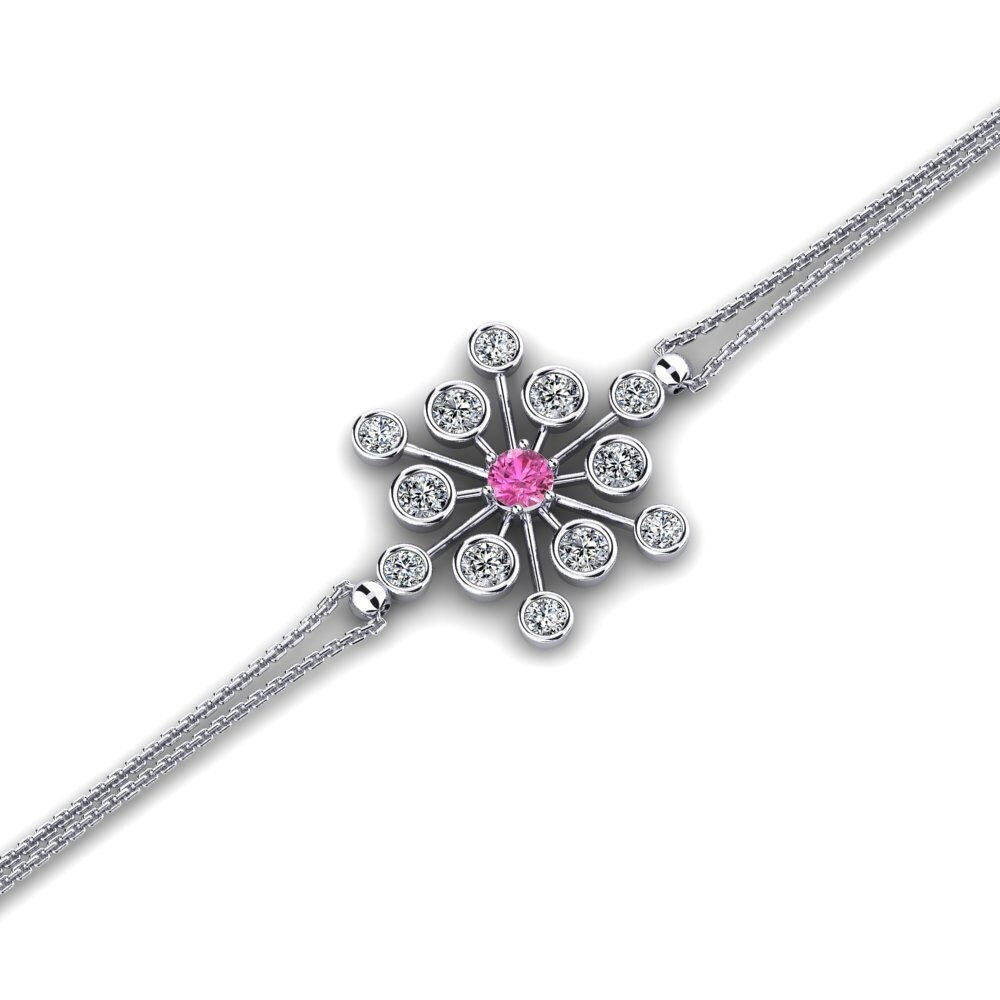 Pink Topaz Women's Bracelet Brodee