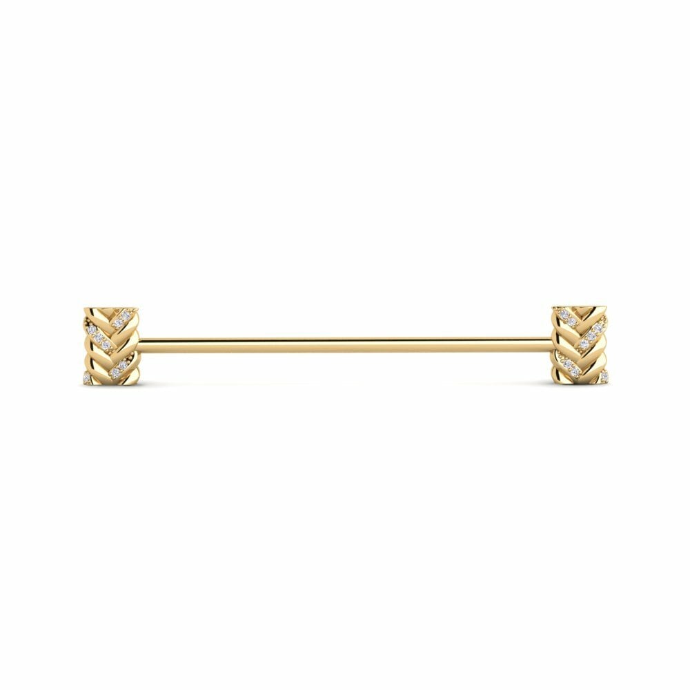 Lab Grown Diamond Tuxedo Collar Accessory Brownfield