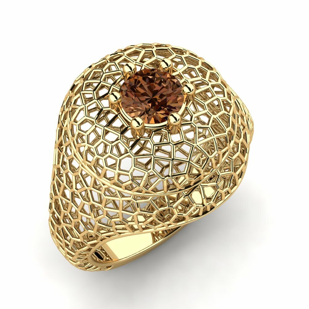 Bruine Diamant Ringen Brubaker