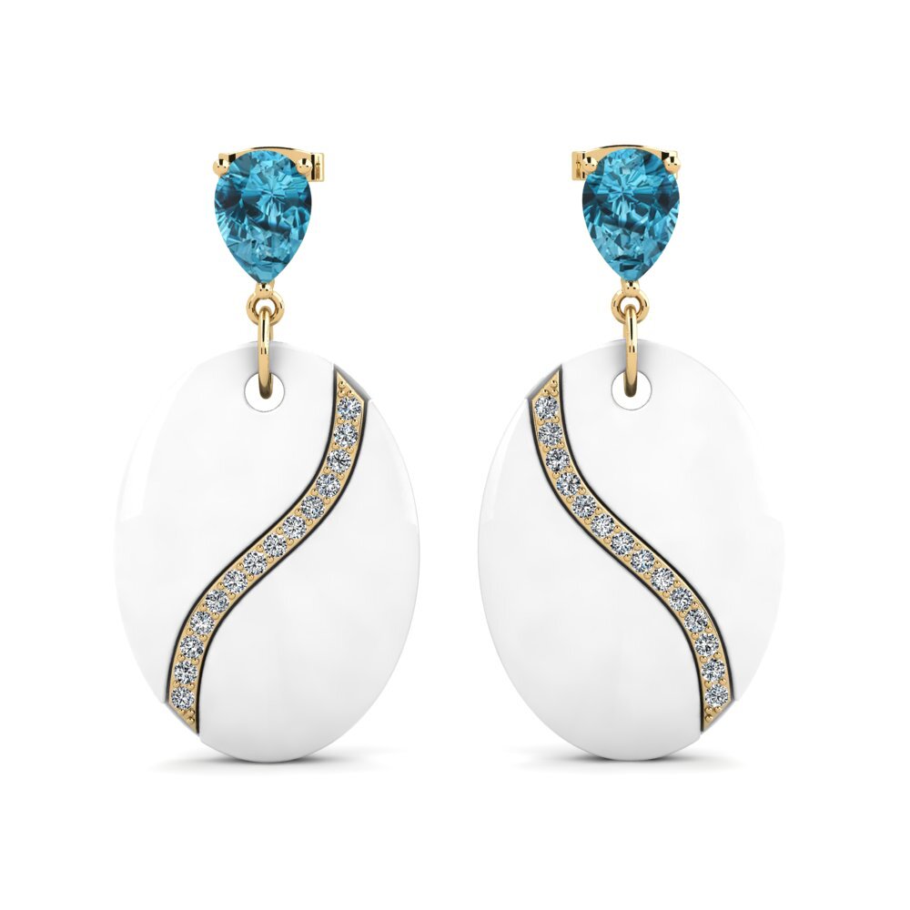 Blue Zircon Women's Earring Brunner
