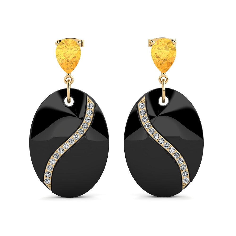 Citrine Women's Earring Brunner