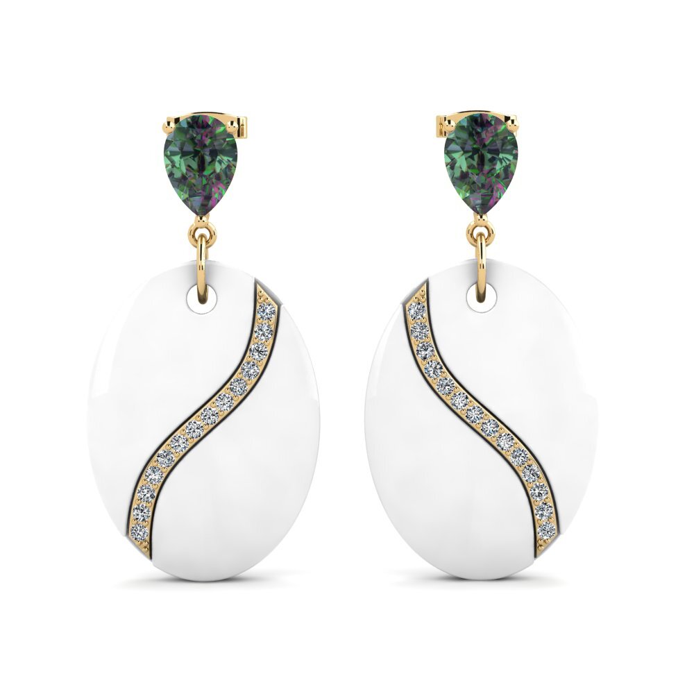 Mystic Topaz Women's Earring Brunner
