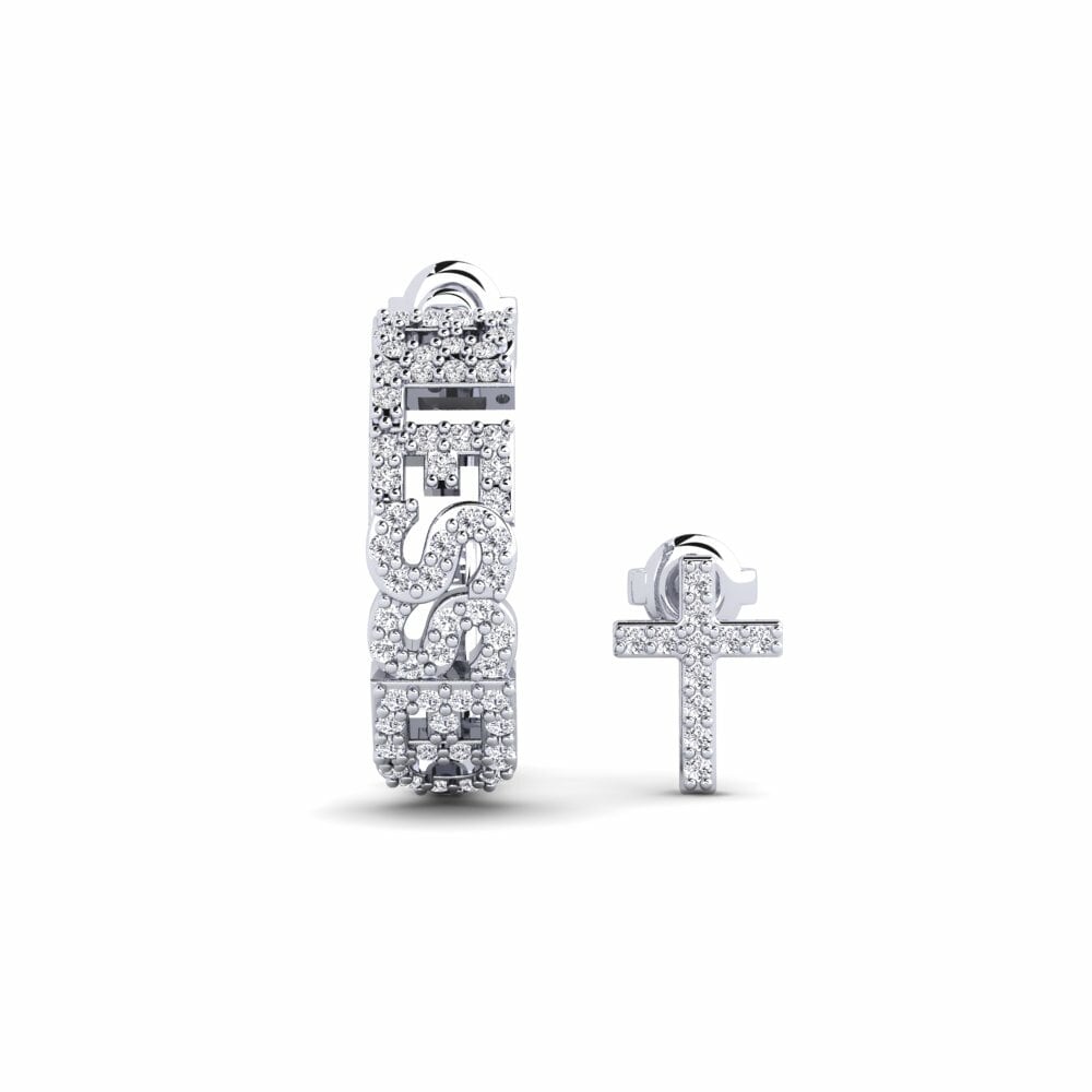 White Silver Women's Earring Buala