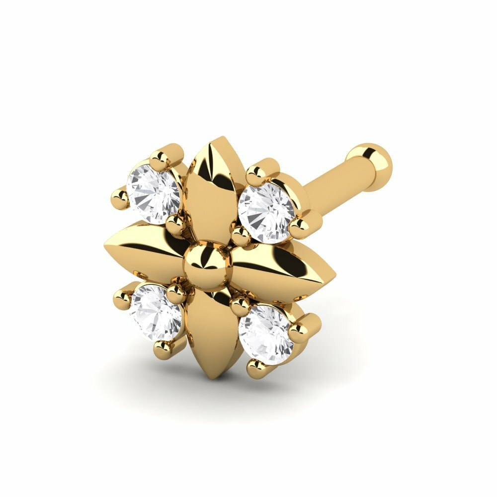 Diamant-saffier Neus Pin Buccal