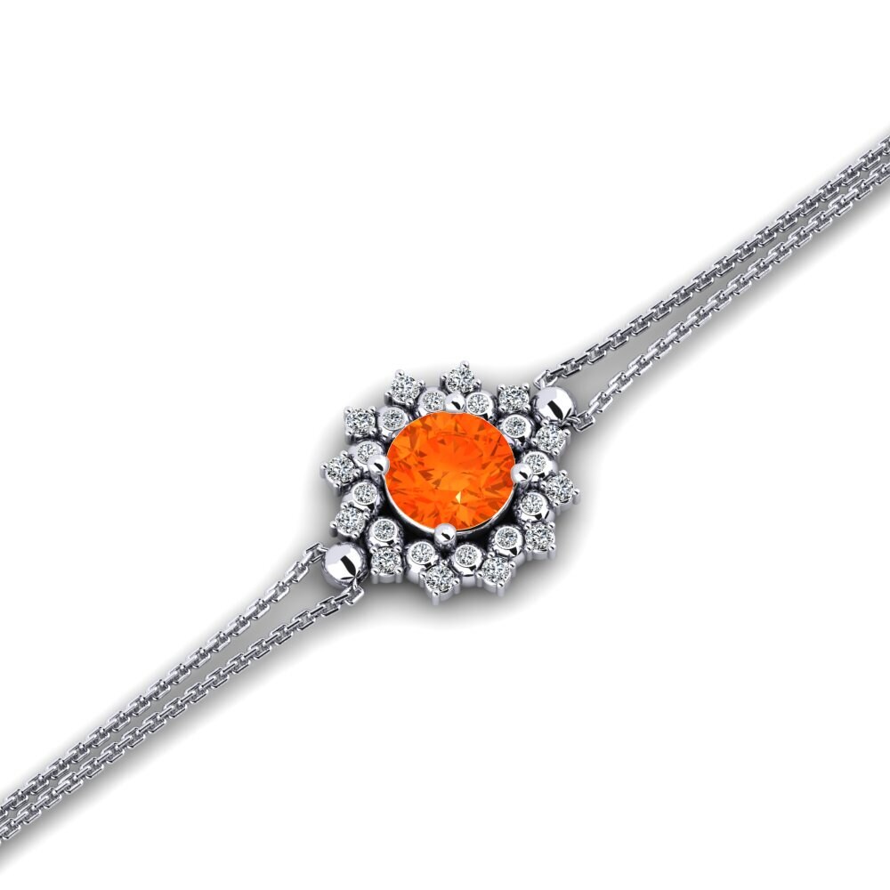 Fire Opal Women's Bracelet Buendi