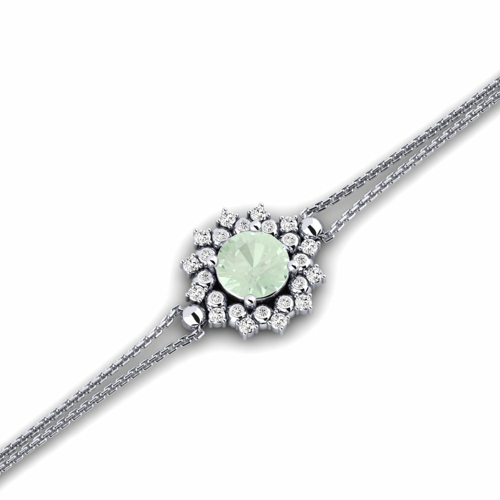 Green Amethyst Women's Bracelet Buendi