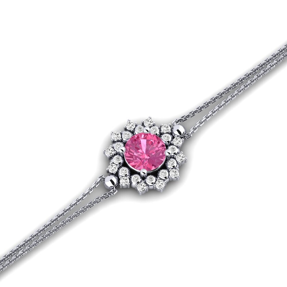 Roze Toermalijn Dames Armband Buendi