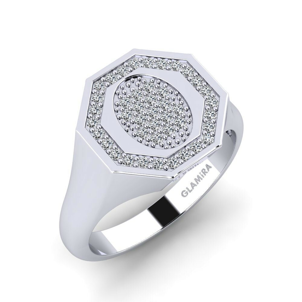 950 Palladium Heren Pinkring Buetu