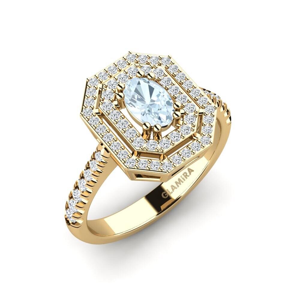 Aquamarine Engagement Ring Buire