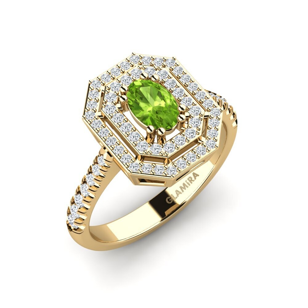 Peridot Engagement Ring Buire