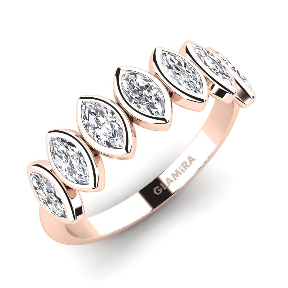 14ct Rose Gold Lab Grown Diamond Ring Buissas