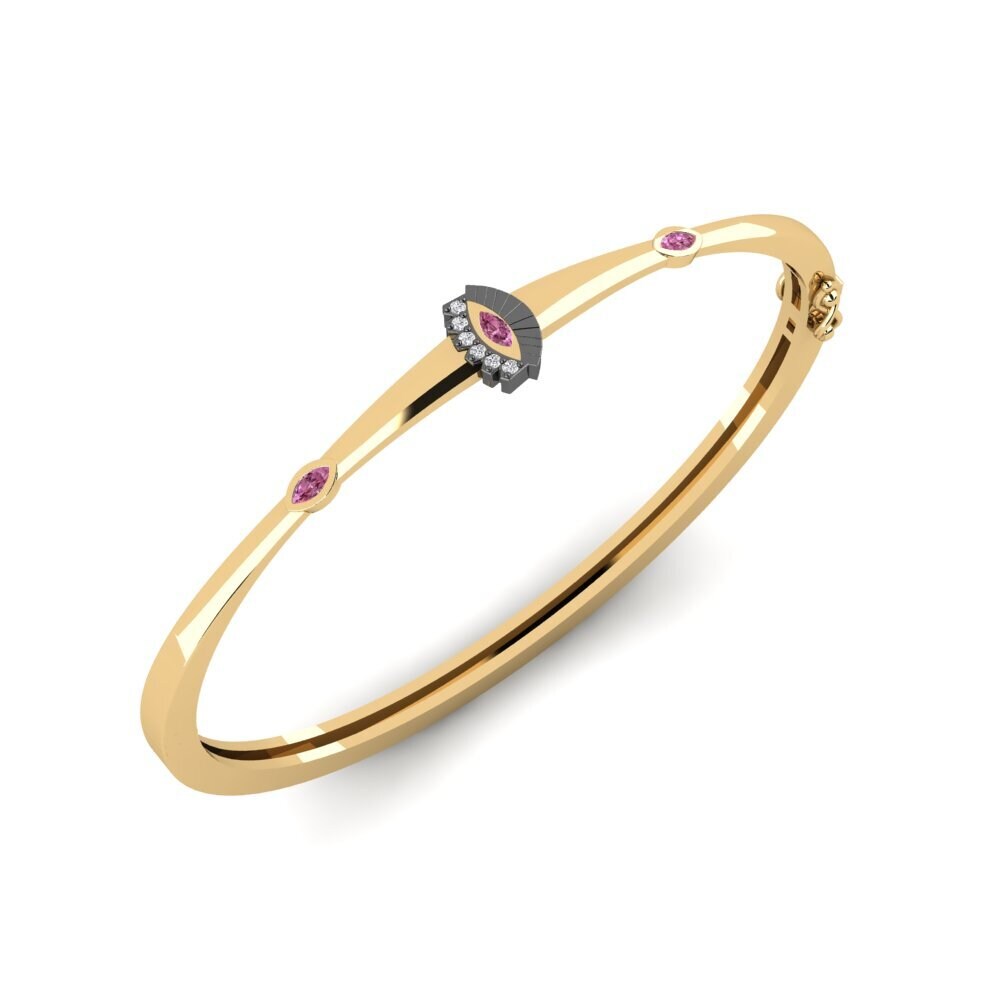 Rhodolite Garnet Women's Bangle Buklo