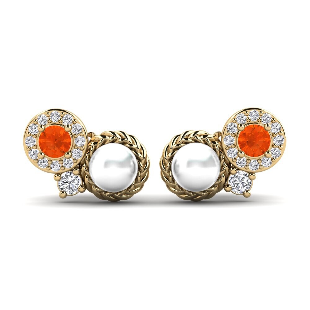 Fire Opal Women's Earring Bunga