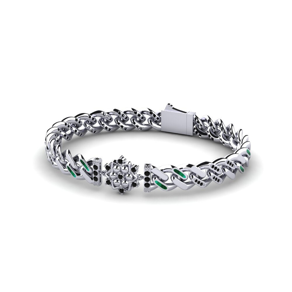 Black Sapphire Women's Bracelet Buor