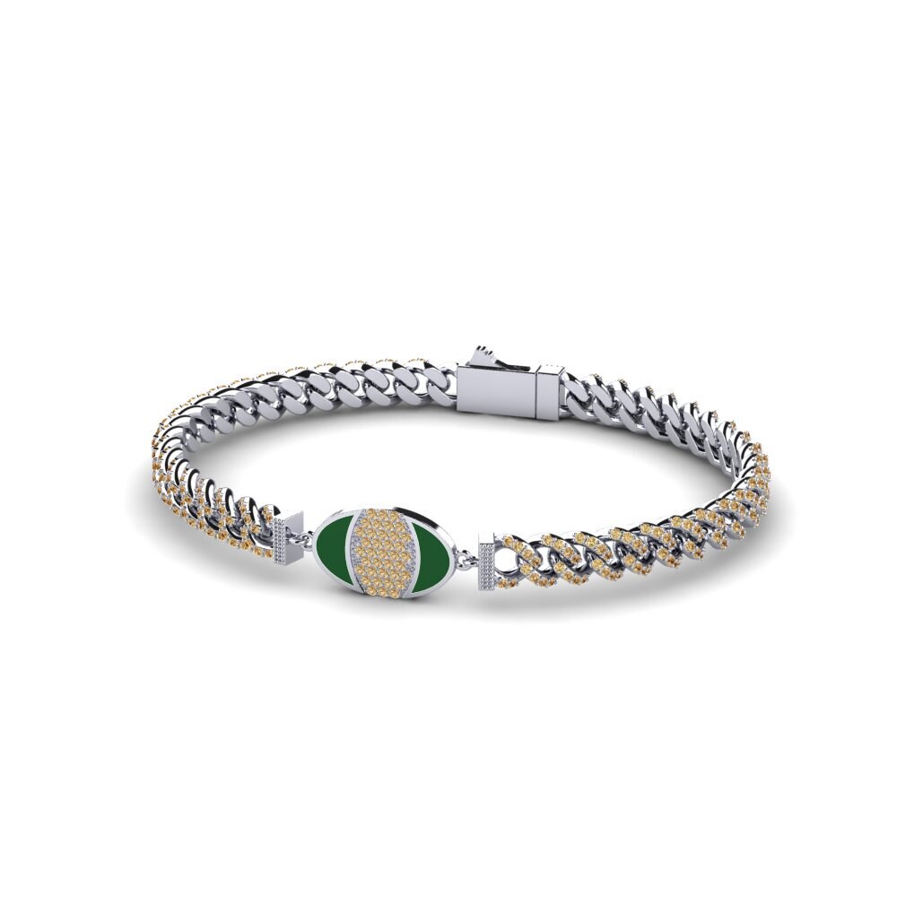 Brown Diamond Women's Bracelet Buquor