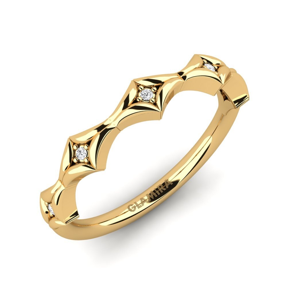 Weißer Saphir Ring Bura