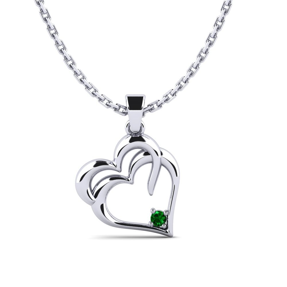 Circonita Verde Colgante de Mujer Burier