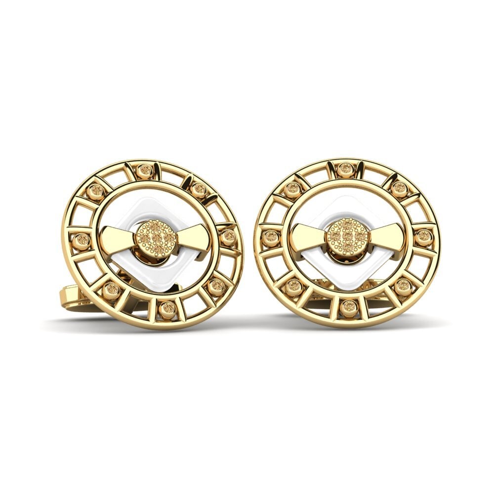 Brown Diamond Cufflink Burton