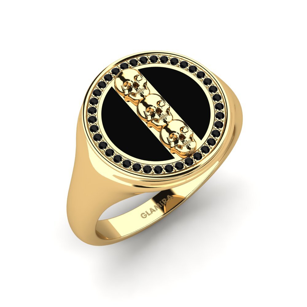 18ct Yellow Gold Men's Ring Burts