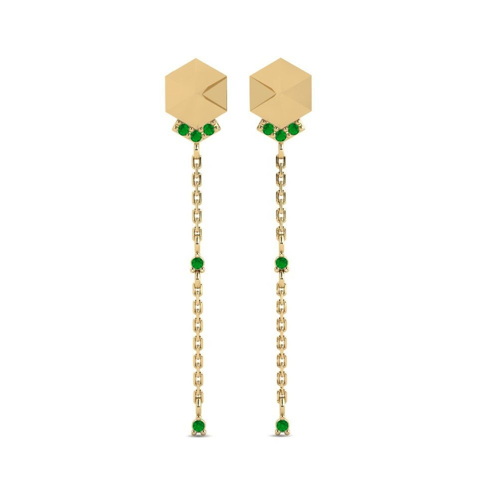 Emerald Women's Earring Buvimas - A