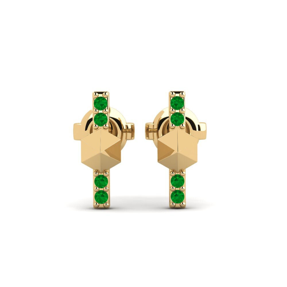 Emerald Women's Earring Buvimas - B