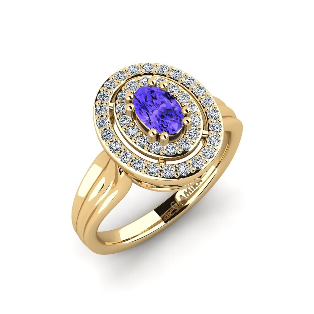 Tanzanite Engagement Ring Cabannes