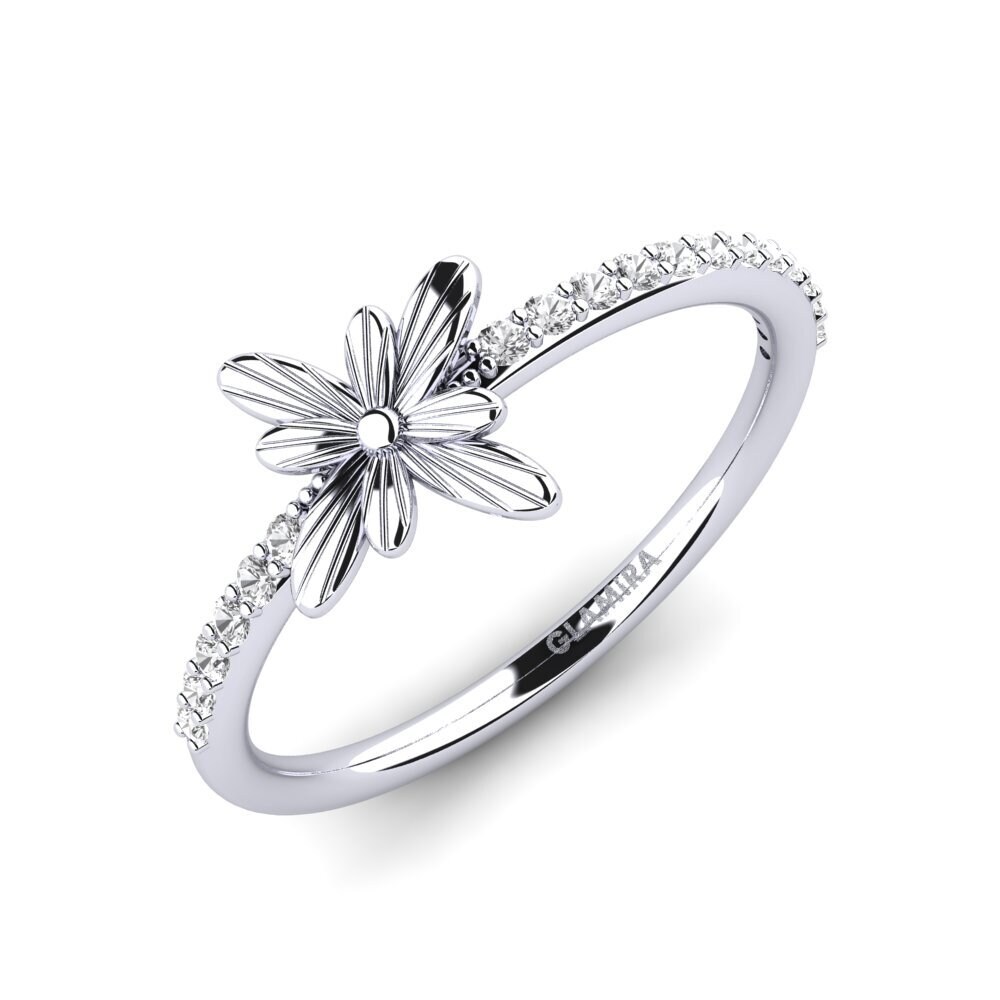 White sapphire Ring Cablera