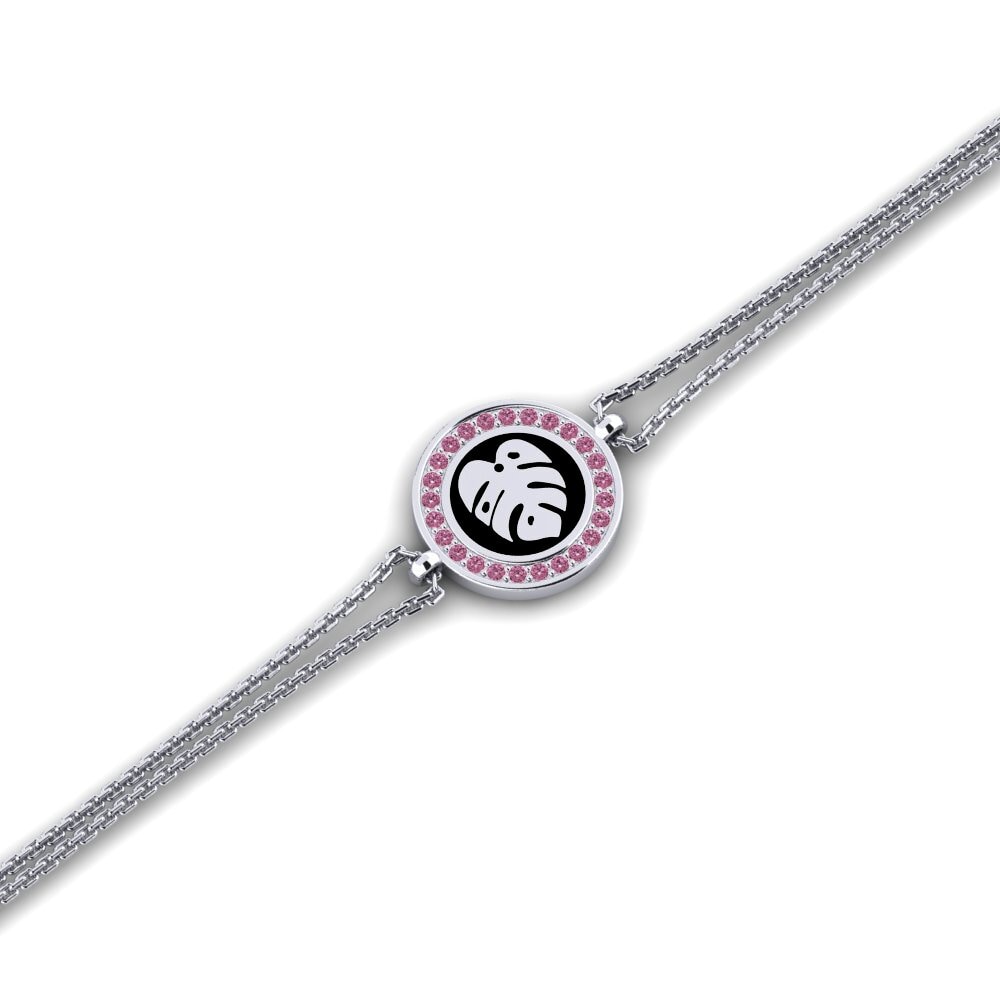 Rhodolite Garnet Women's Bracelet Cacti