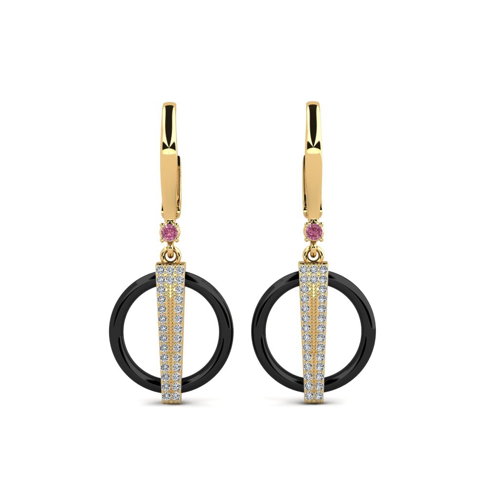 Rhodolite Garnet Women's Earring Cagle