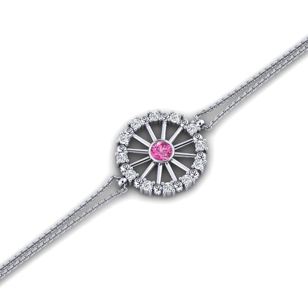 Pink Topaz Women's Bracelet Cahotta