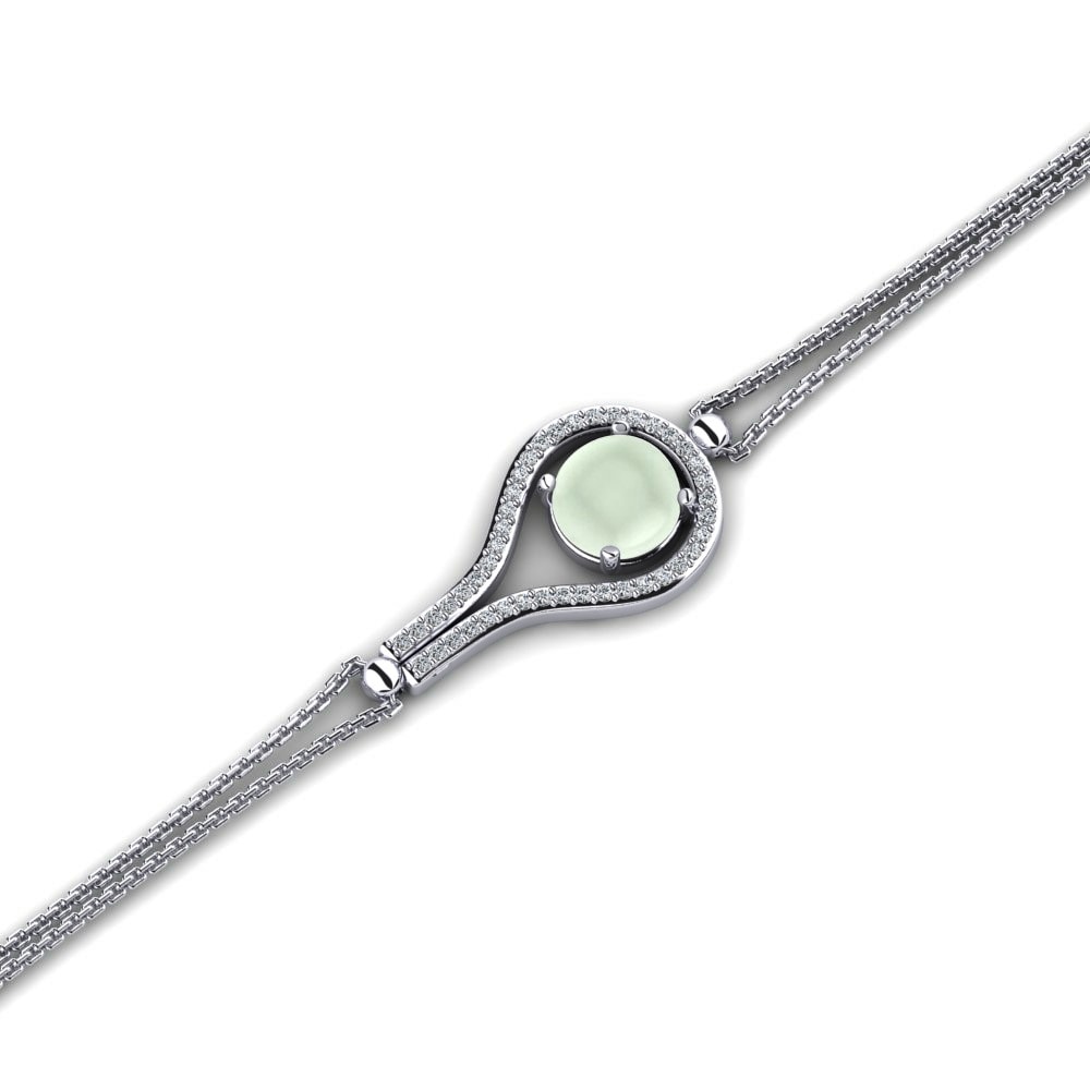 Green Amethyst Bracelet Cailin