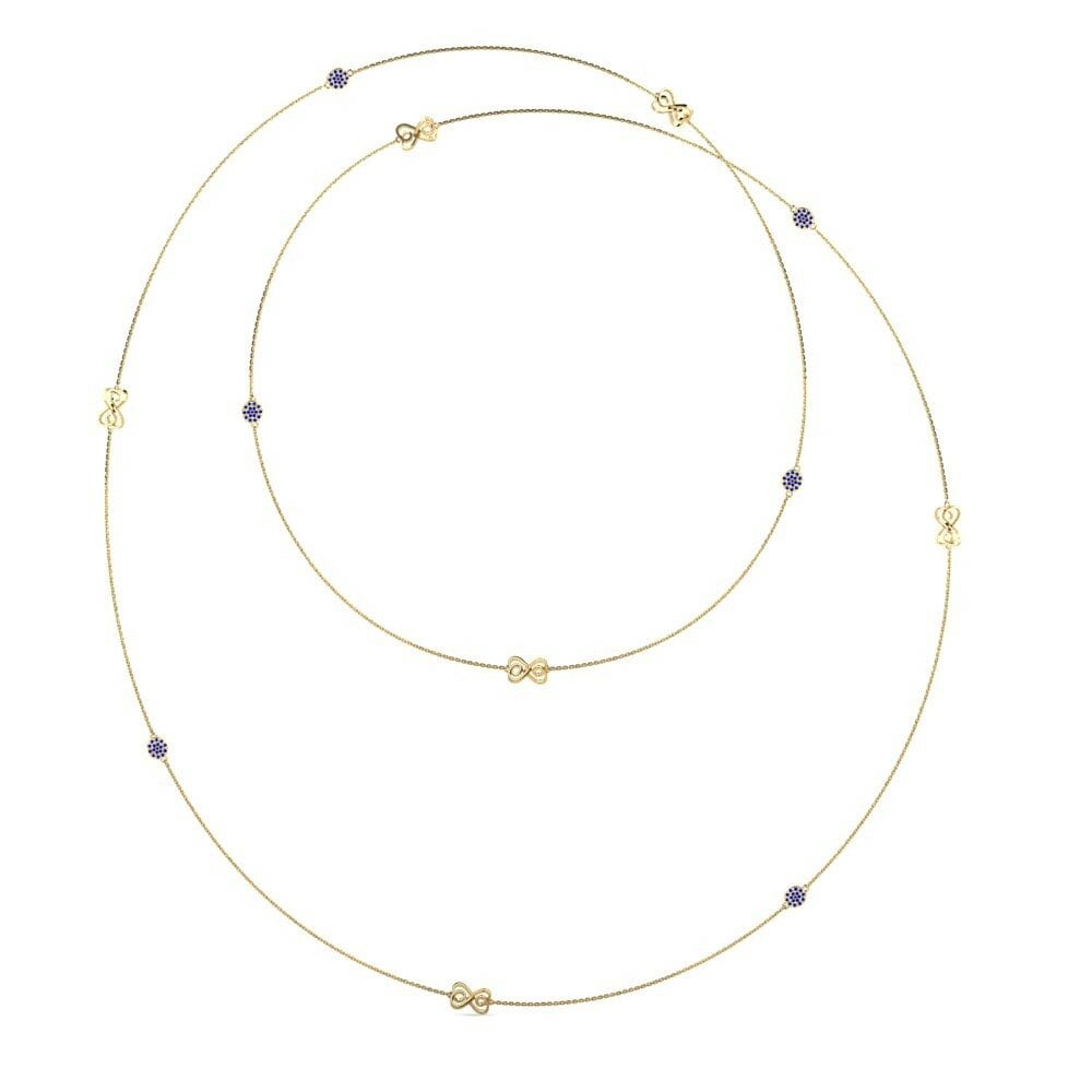 Saphir Collier pour femme Cairan