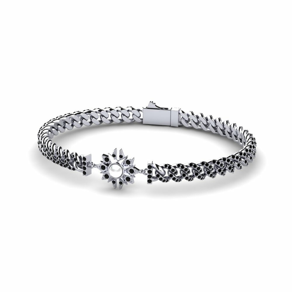Diamant Noir Bracelet pour femme Cajudy