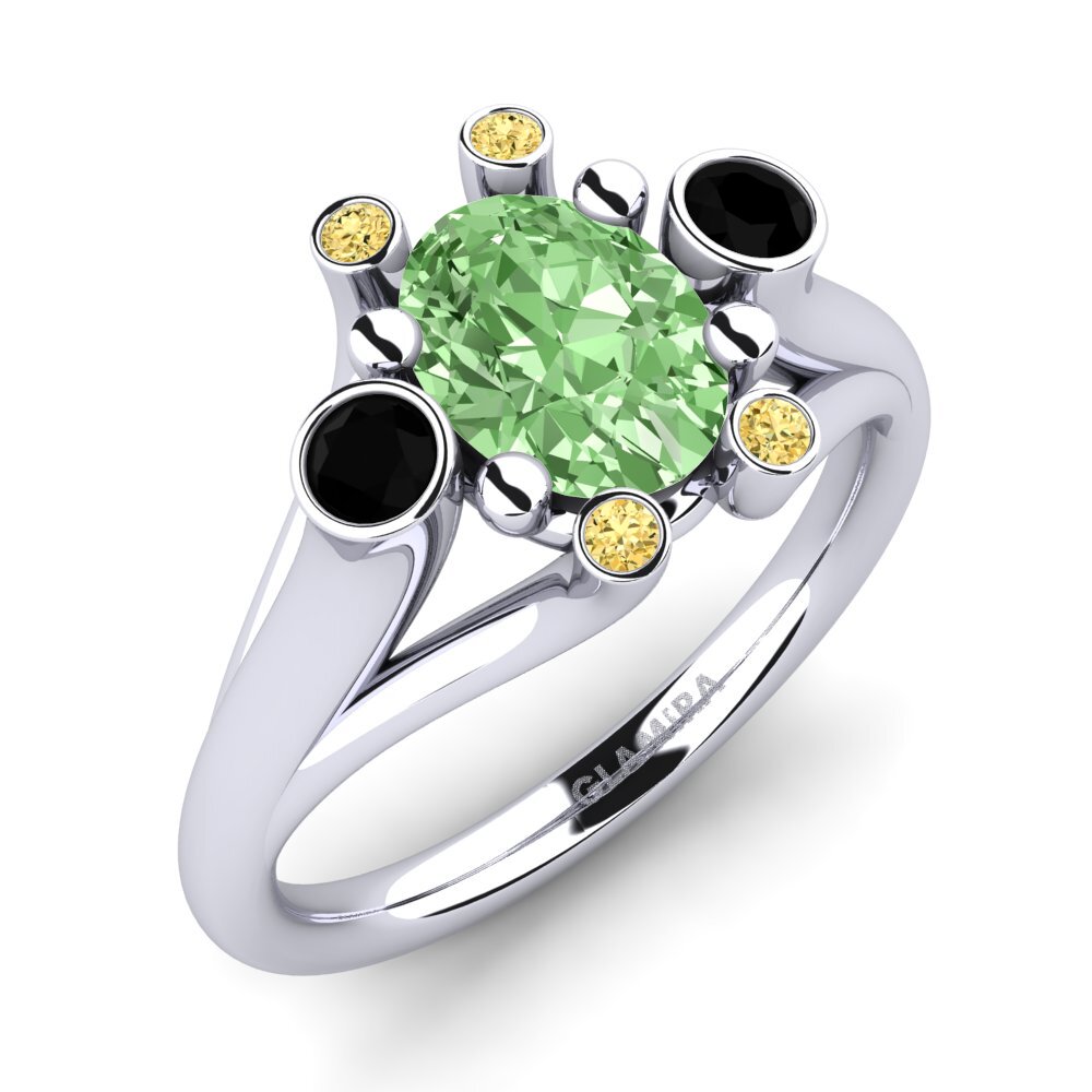 Platino Anillo de compromiso Calanthe