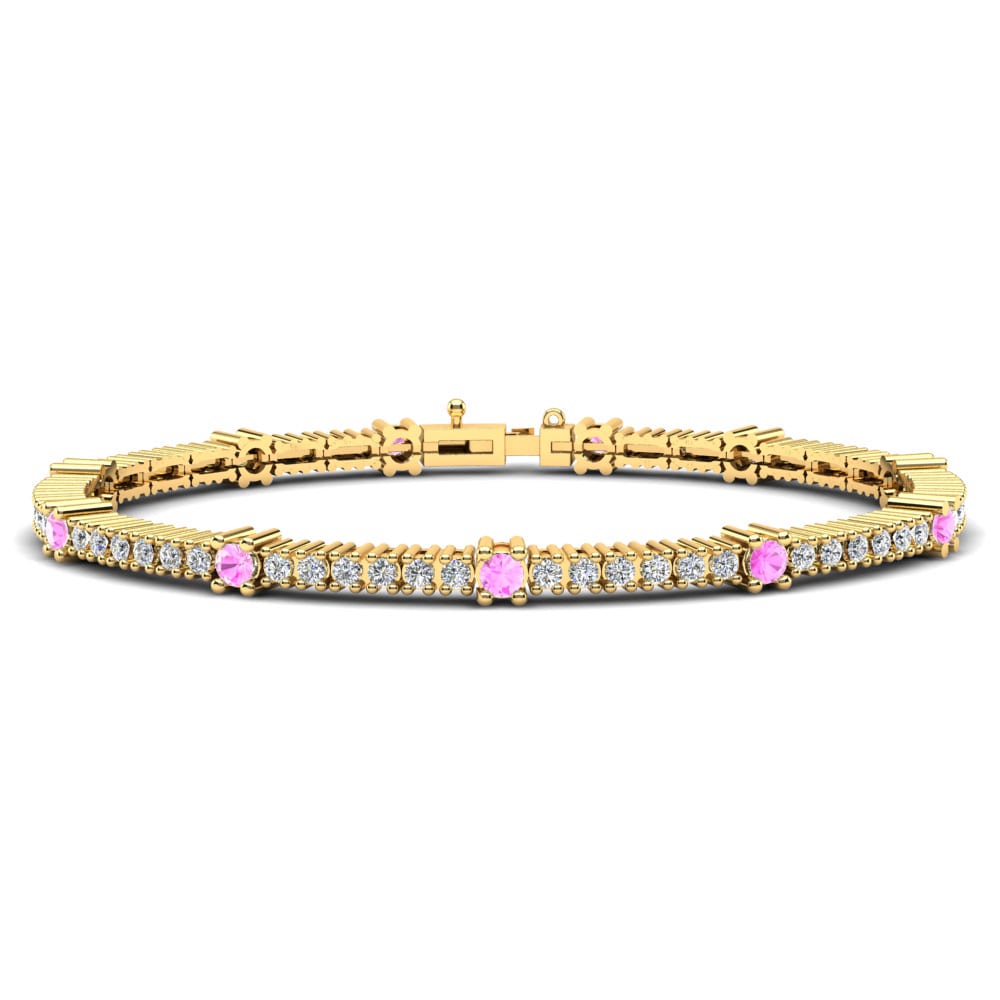 Pink Tourmaline Bracelet Calanthia