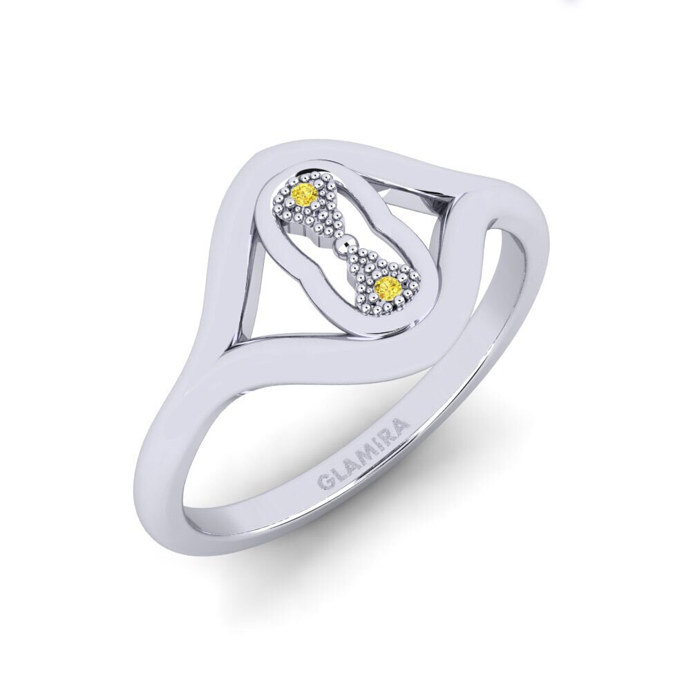 Yellow Sapphire Ring Calcon