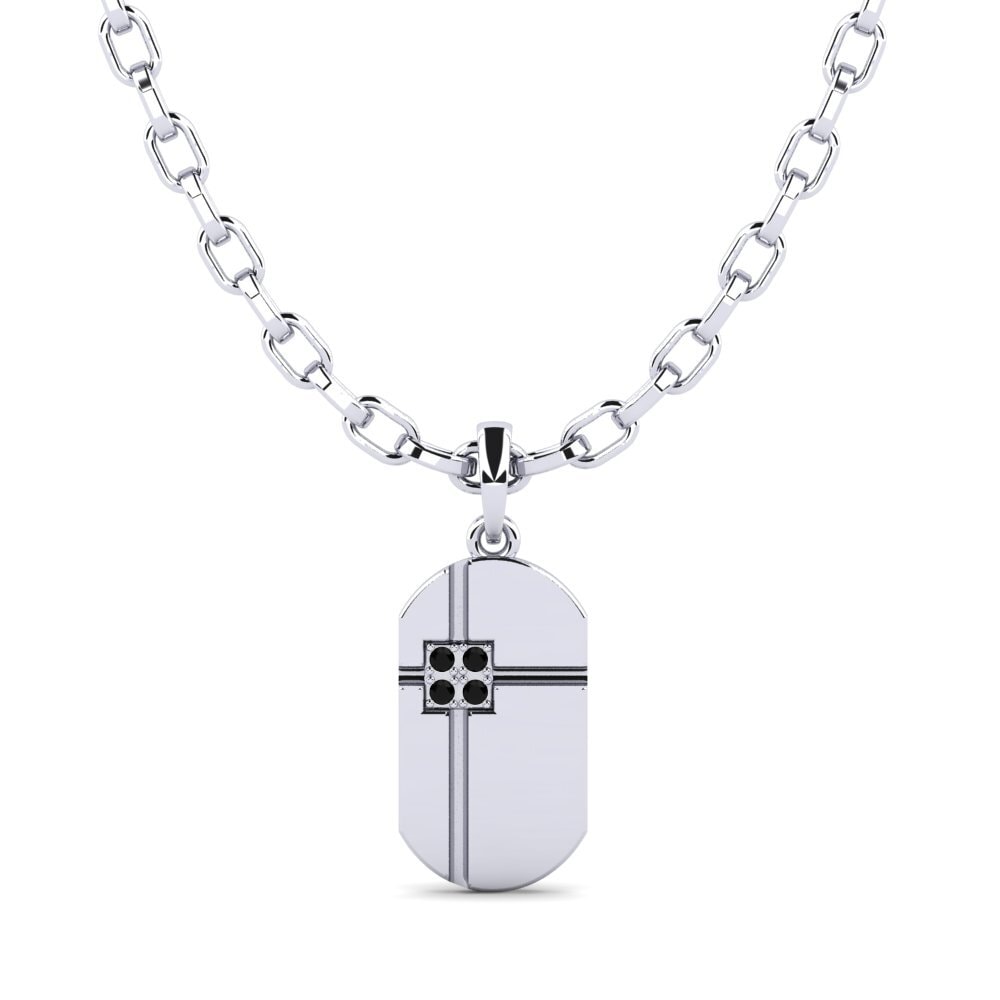 Black Sapphire Men's Pendant Calfuray