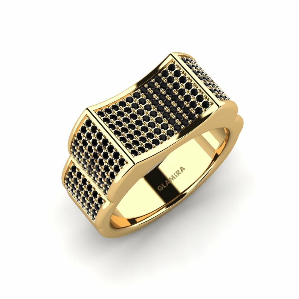 18k Yellow Gold Men's Ring Calin