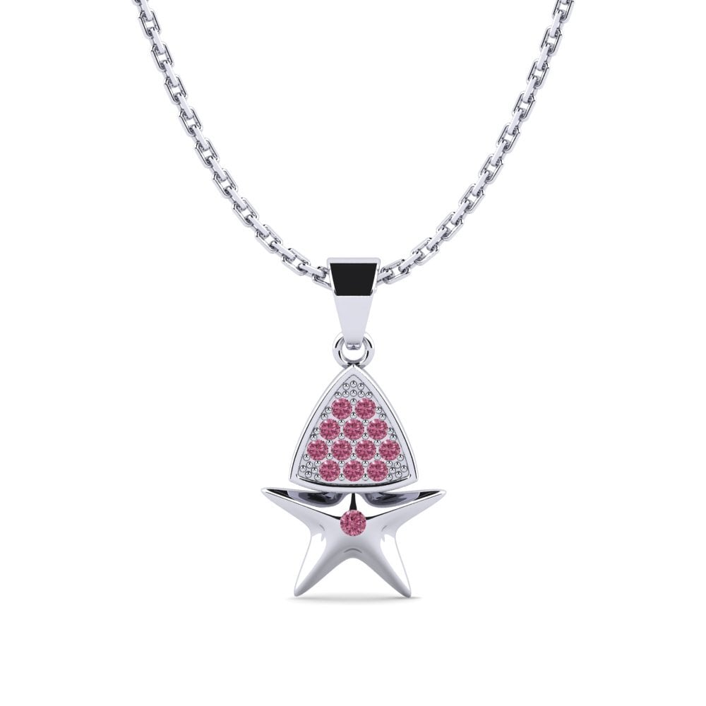 Rhodolite Garnet Women's Pendant Calles