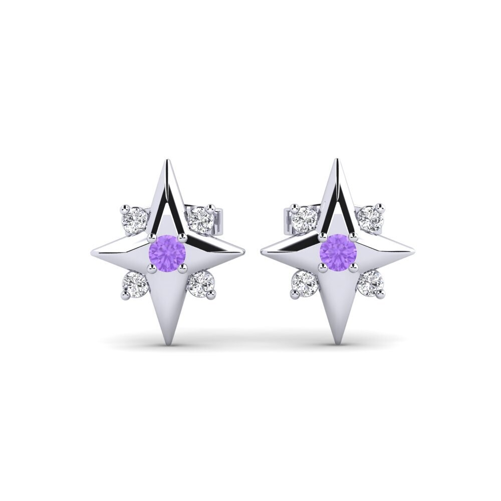 Amethyst Women's Earring Callisto