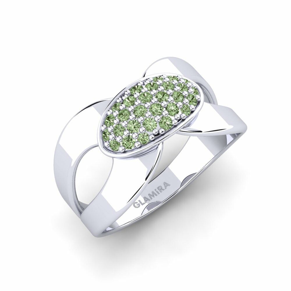 Green Diamond Ring Calottina