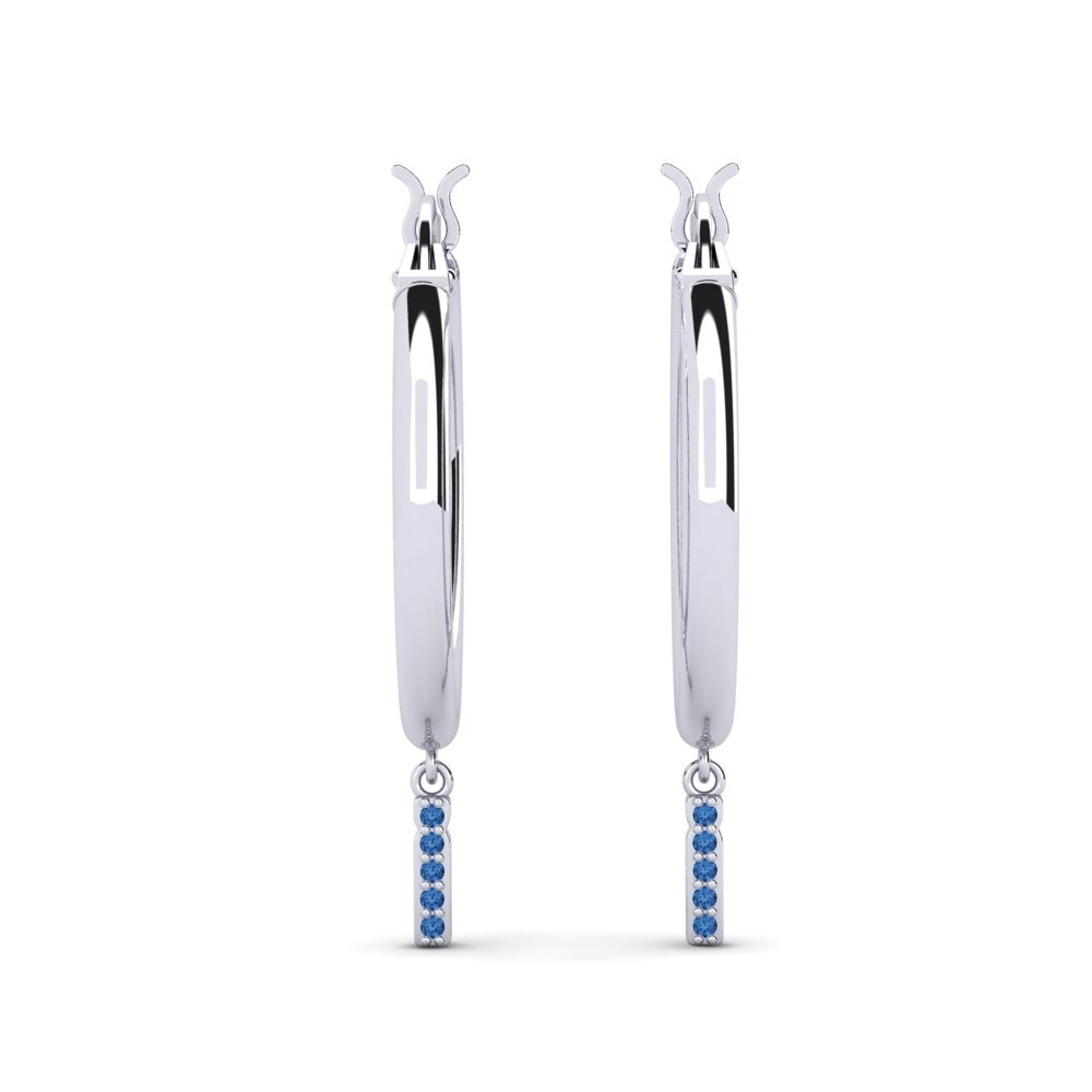 Dark Blue Zirconia Women's Earring Camara I