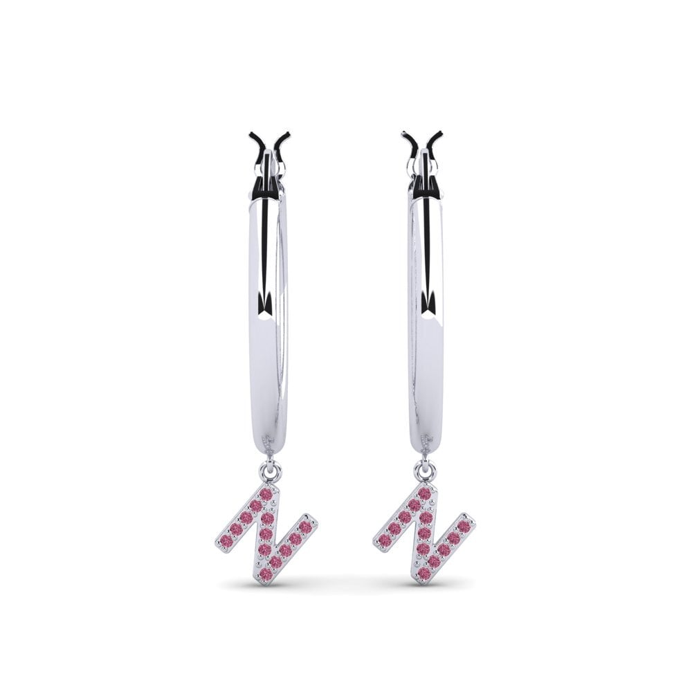 Rhodolite Garnet Women's Earring Camara N