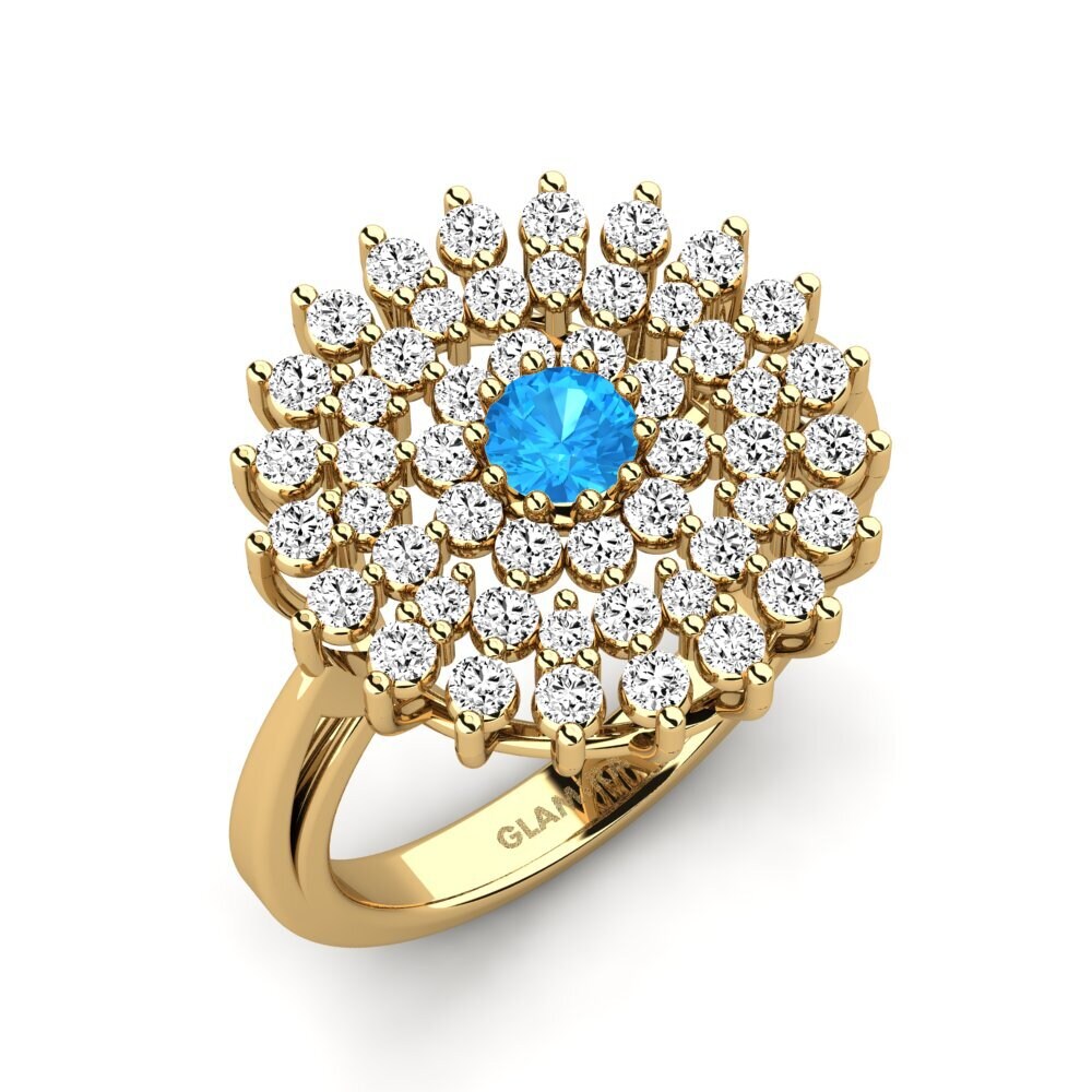 Blauer Topas Ring Camaradell