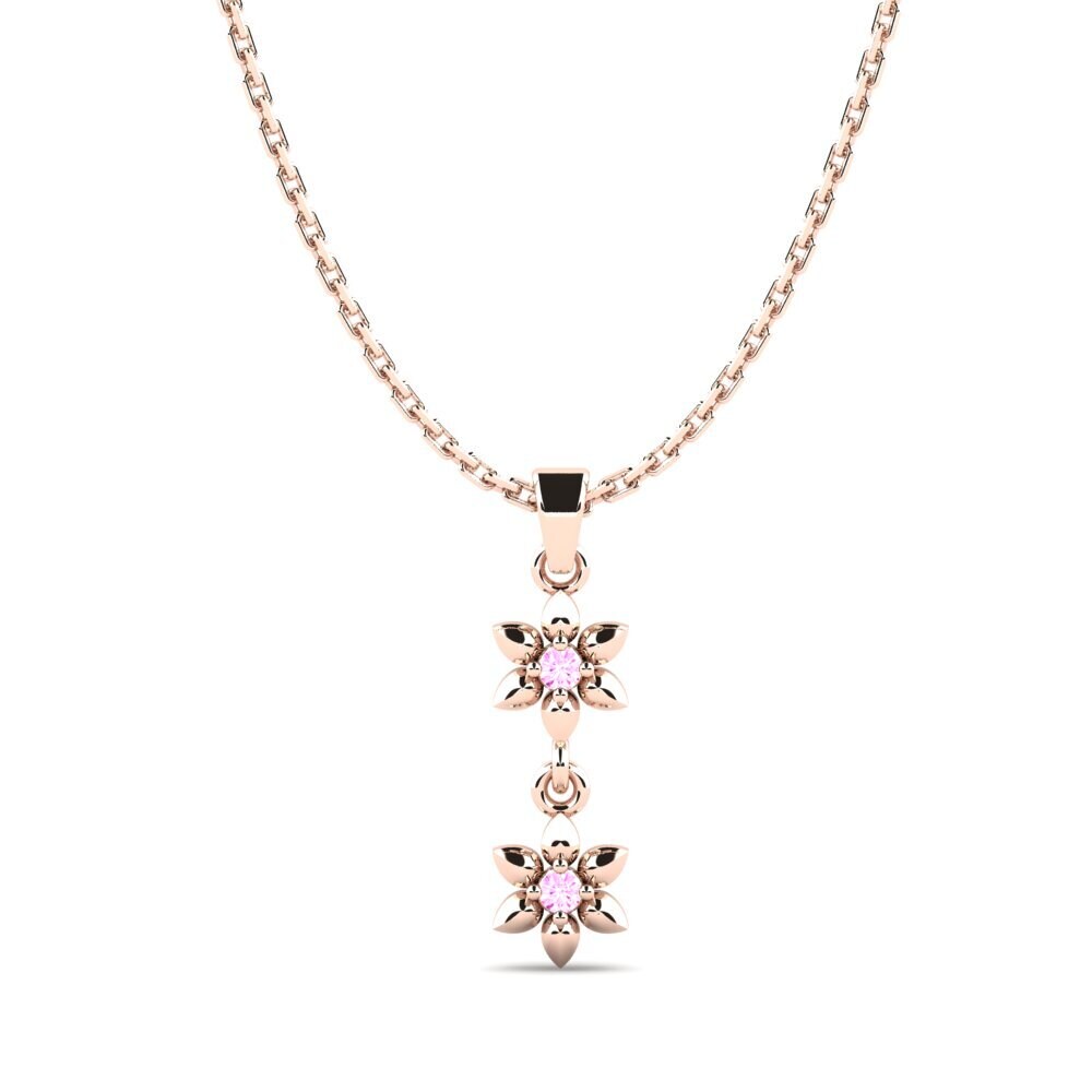 Pink Sapphire Women's Pendant Cambiamen