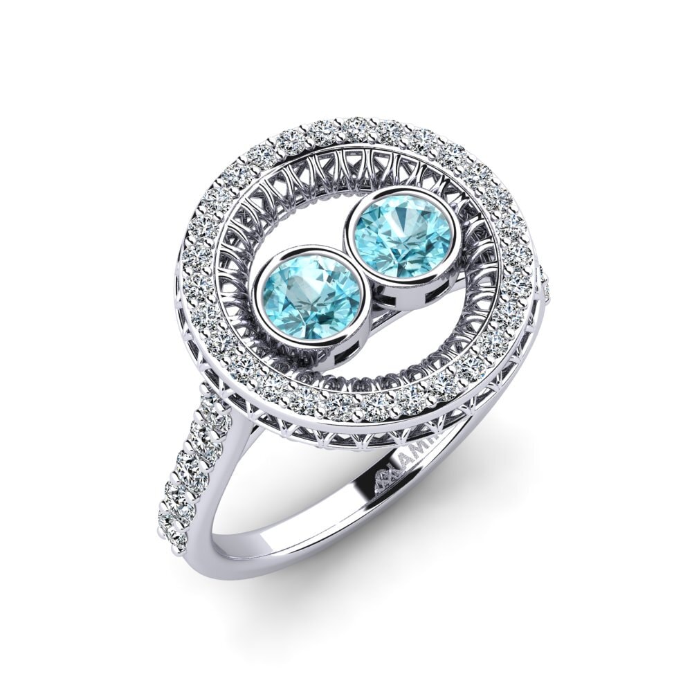 Blue Zircon Ring Caniculairen
