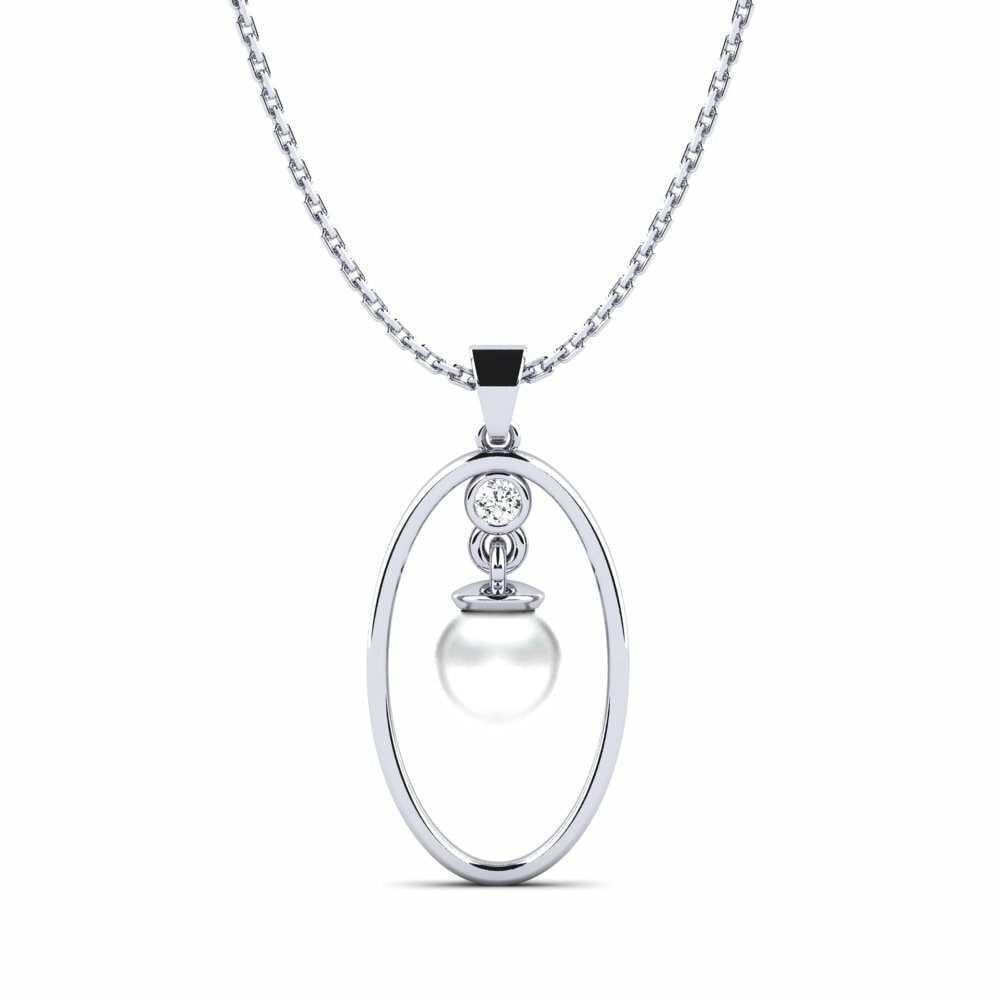 Platine 950 Pendentif pour femme Cannelletta