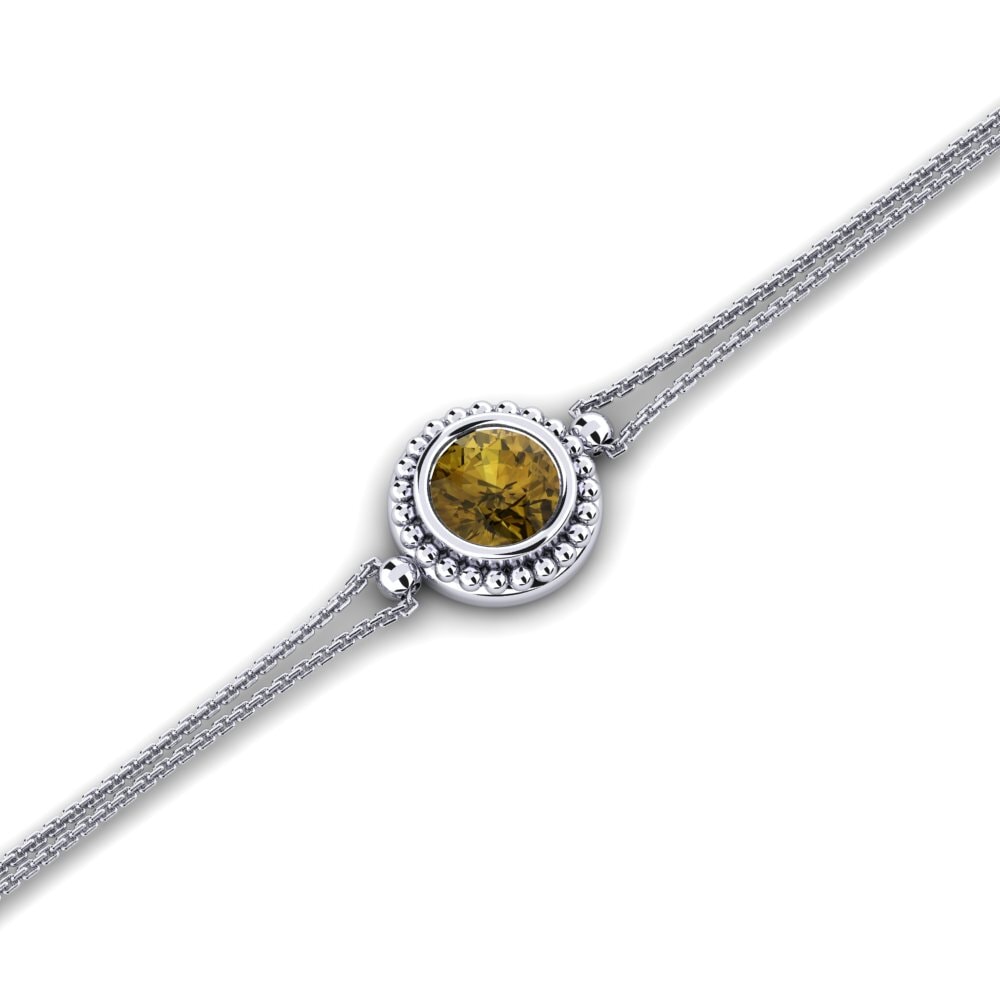 Paladio Circón Marrón Bracelet Canoun