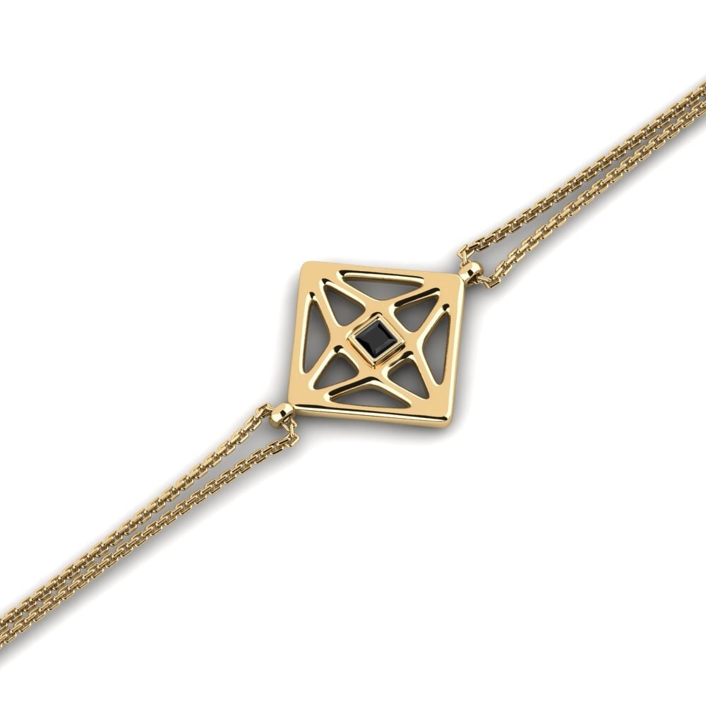 Princess Black Diamond Women's Bracelet Canoyo